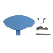 Poignée de hublot bleue (C00076447, 482000022689) Lave-linge Indesit