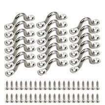 Poignée de Maintien de Bateau, 20pcs Barre de Maintien en Acier Inoxydable 316 de 56 Mm pour Bateau de Yacht, rv