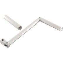 Deprat - Poignee De Manivelle Empreinte Ronde Alu Ø11 Pour Tringle 6p10 Lg190