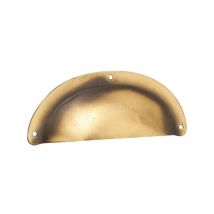 Poignée De Meuble Coquille Zamak Laitonné