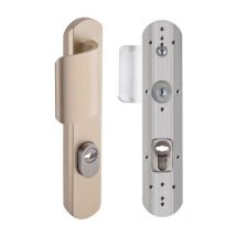 Vachette - Poignée de porte blindée Universelle version palière Secumax up Champagne