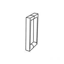 Poignée de porte complète pour l'intérieur et l'extérieur