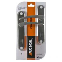 2 poignées de porte en aluminium à clé pour intérieure - garantie 2 ans