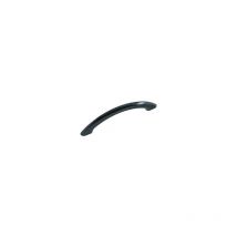 Poignée de meuble en plastique noir entraxe 64 mm, moderne