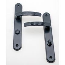 Poignée de porte intérieure Elona gris ral 7016 condamnation