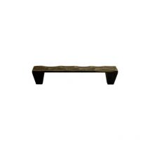 Poignée de meuble en zamak antique entraxe 64mm, bosselee