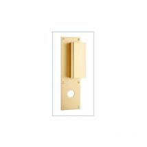 Assa Abloy - Poignée de porte palière aileron vachette bastille Champagne Champagne a visser ø 27
