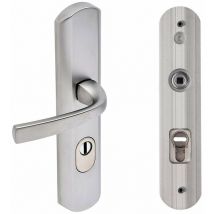 Vachette - Poignée de porte Palière blindée muze Diamant Noir 195 mm - Noir