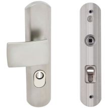 Vachette - Poignée de porte Palière blindée muze Platine 195 mm