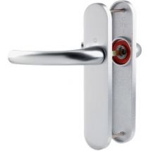 Poignée de porte intérieure - Tokyo Hoppe Et Cie Gris argent - Bec de cane - 165 mm