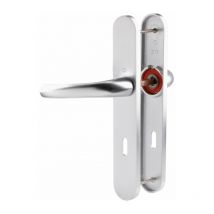 Hoppe Et Cie - Poignée de porte intérieure - Tokyo Gris argent - Clé l - 195 mm