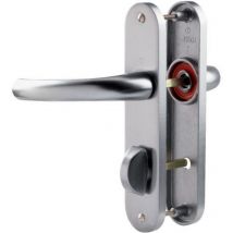 Hoppe Et Cie - Poignée de porte intérieure - Tokyo Gris - Condamnation - 165 mm