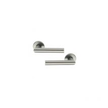 Ouvre&deco - Ouvre&Déco - 2 poignées sur rosace alba sans trou, inox