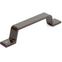 Poignée de tirage pour volet roulant alu - Brun RAL8019