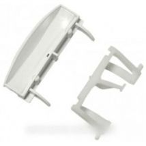 Poignee d'ouverture blanche LV4 brandt pour lave vaisselle Fagor Brandt Vedette Sauter De-dietrich