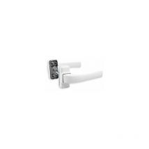 Alfa Dyser - Poignée en aluminium blanc, poignée bouclier réversible