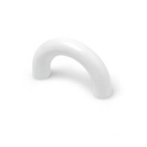 Manche en zamak avec une finition blanche, dimensions: 39x8x24mm et inserts: 32mm - talla