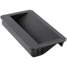 Mentor - 3233.2003 poignée en coquille noir (l x l x h) 110 x 18 x 56.3 mm 1 pc(s)