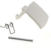 Poignee hublot blanche 00069637 - lave-linge