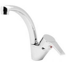 Poignée latérale à levier unique à trou unique série plate