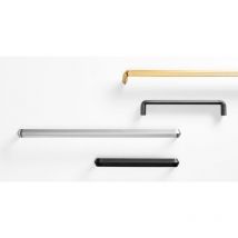 Poignée lines 0459 - talla Mole gris brossé / c 160 l 170 mm