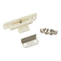 Poignée loqueteau - Longueur : 66 mm - Largeur : 22 mm - Décor : Blanc Sugatsune