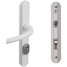 Vachette - Poignée porte blindée Secumax en version étroite Champagne