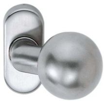 Poignée porte boule 2033/4020 Material Alu.F12 EDI