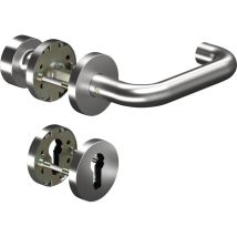 Poignée de salle de bain et WC – Aluminium – Béquille double face – Norme DIN EN 1906 – OGRO