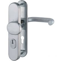 Hoppe - Poignée porte Paris FS-E86G/3332ZA/3310/138F Inox F69 d/k ts 42-47mm pz rd