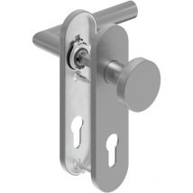 Deni - Poignée porte WE-Grt. er 9 mm ls forme l. Court. fs. pz forme l. Court. fs. pz