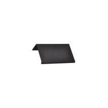 Poignée pour meuble Siro Aluminium - 140 x 86 mm - Noir mat
