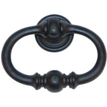 Poignée régence x 50 zamak finition fer noir Cadap 1156/10S