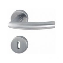 Poignee sur rosace trondheim f69 inox mat 1430z-42k-42ks bcc