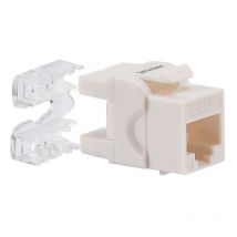 Prise verticale Fanton RJ45 CAT.6 utp blanc 23710