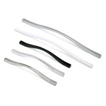 Poignée Zamac Wave - Décor : Chromé - Entraxe : 224 / 192 Mm - Hauteur : 28,8 Mm - Longueur : 236 Mm Verges
