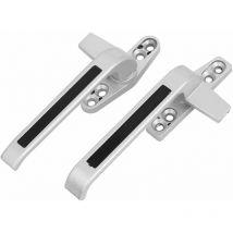 Poignées de fenêtre, poignées gauche et droite, serrures de porte et de fenêtre à battants en alliage d'aluminium, poignées de fenêtre coulissantes,