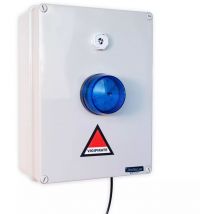 Ultra Secure - Point d'alerte ppms additionnel sans fil haute-résistance - flash bleu & sirène multi tonalités