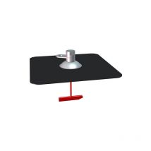 Matisère - Point d'ancrage rotatif à 360° - Sans collerette - Pour pvc - 100215