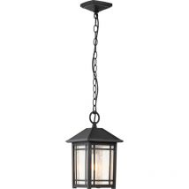 Quoizel - Elstead Cedar Plafonnier d'extérieur suspendu noir, IP44