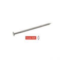 Pointe annelée 2.5x50 inox A4- 250g Acton