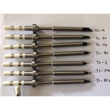 Insma - Pointe de remplacement en chrome noir Pointes à souder sans plomb Série ts Pointe de soudage à pointe de fer à souder pour TS100 Digital lcd