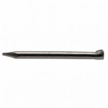 Pointe en acier poli Viswood à tête d'homme 1x15 mm (Boite de 80g)