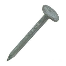 Trefileurope - Pointe tête extra large galva - Longueur : 35 - Diametre : 3