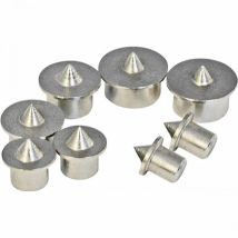 Silverline - Pointes de centrage pour chevillage - 8 pcs 6 - 12 mm