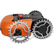 Pointes pour Tondeuse à Gazon Worx Landroid modèle S/M - Épaisseur : 2 mm - Amélioration de la Traction - Trous de vis abaissés polis et ébavurés