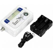 Pointeur Terrestre de Détection de force de Signal d'Antenne de télévision dvb-t fornorm - 170-862MHz, -40 -10 dBm - blanc