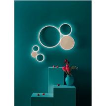 Pois-Gold LED-Wandleuchte