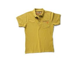 Polo de travail à manches courtes poker - Ocre s