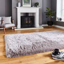 Think Rugs - Polar PL95 Grey 80cm x 150cm Rectangle - Grey